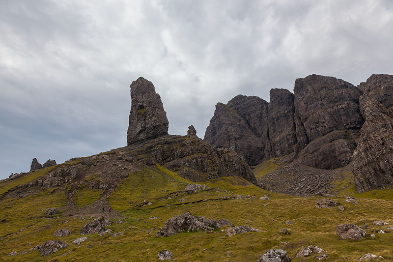 Den Old Man of Storr haben wir immer im Blick