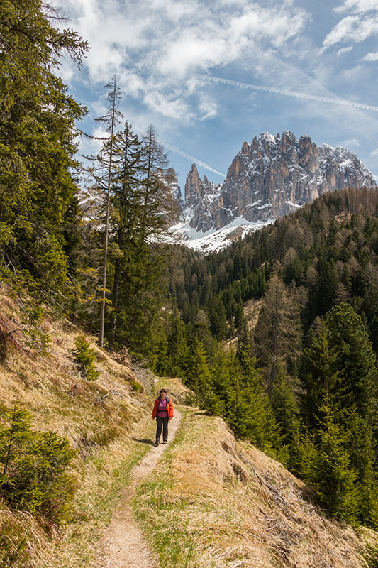 Unser Pfad ins Tal hinab