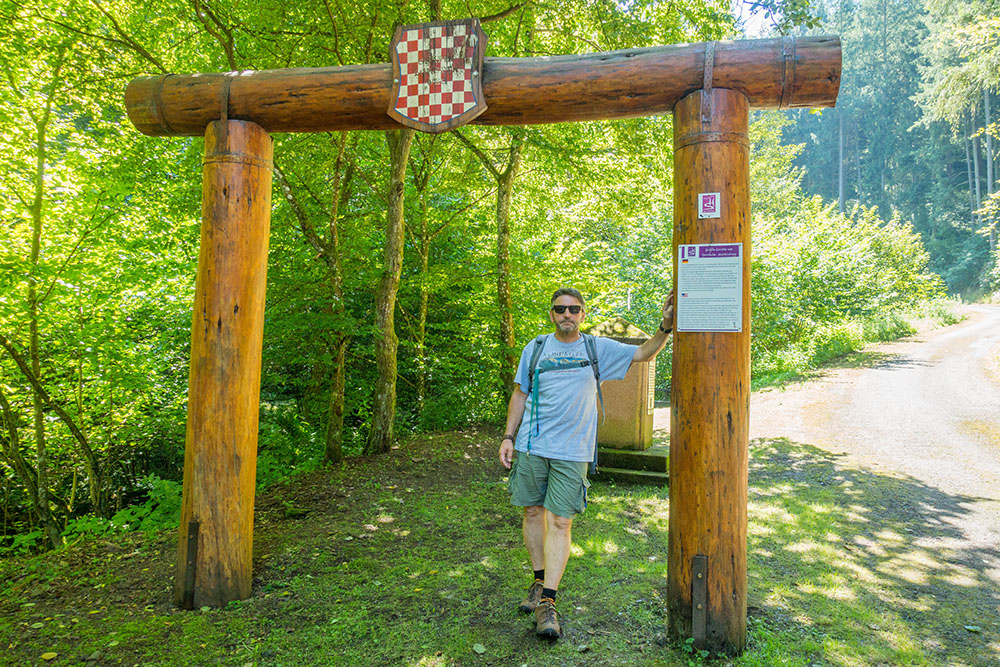 Am Start des Weges