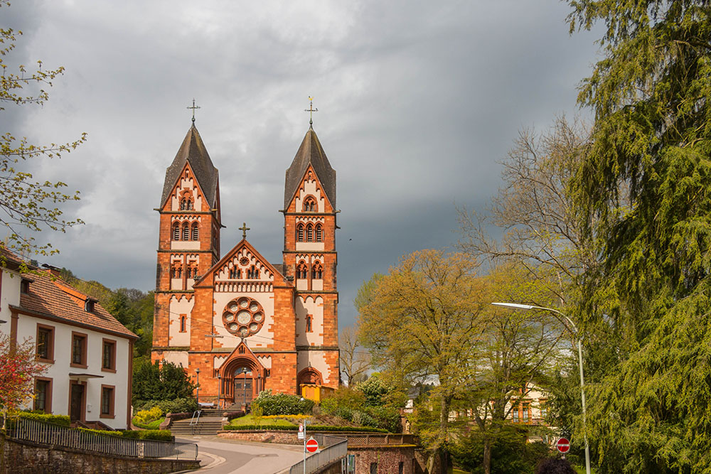 Start des Cloef-Pfades in Mettlach