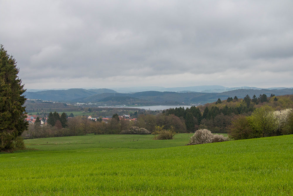 Blick zurück zum See ...