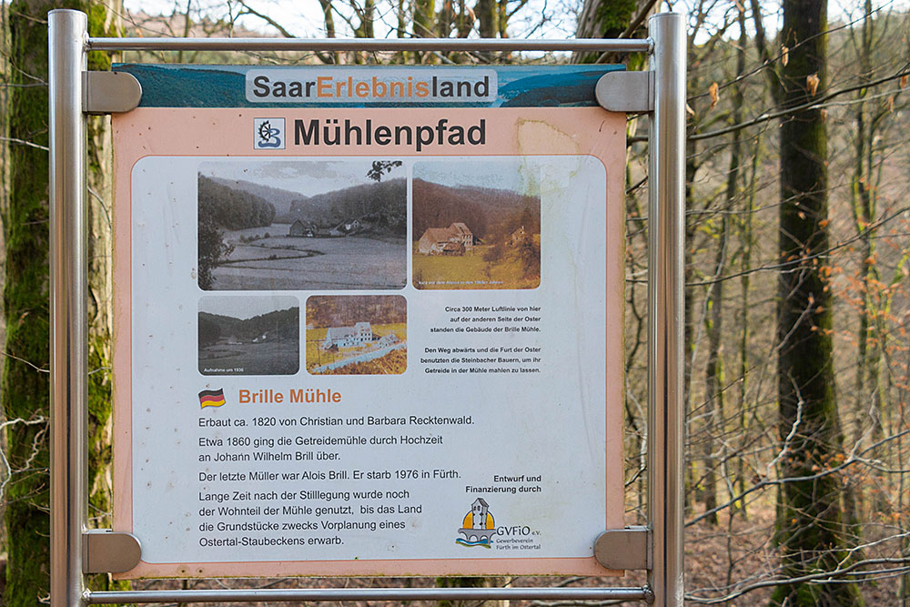 An der Brille Mühle, die Mühle selbst liegt ein paar hundert Meter weiter weg