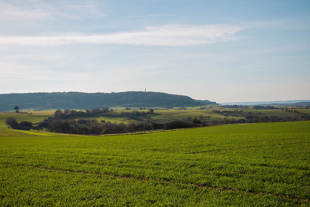 Aussicht in die Landschaft