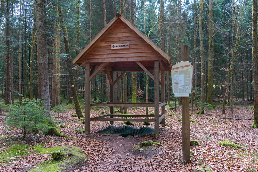Der Gallenbrunnen ist der Brunnen einer alten Glash&uuml;tte