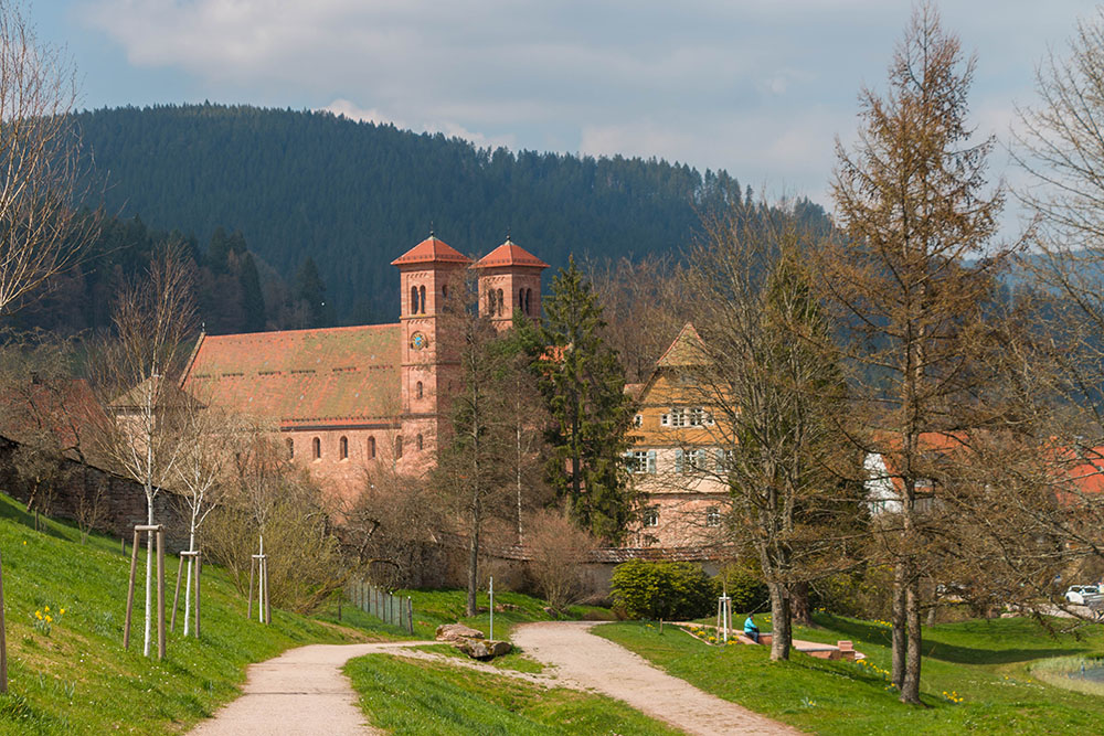 Wieder am Start/Ziel in Klostereichenbach