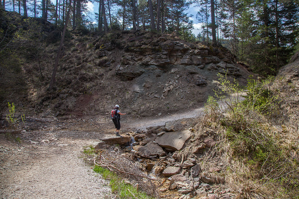 Wir überqueren reißende Flüsse ;-)