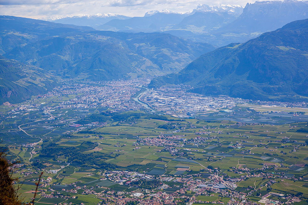 Blick auf Bozen