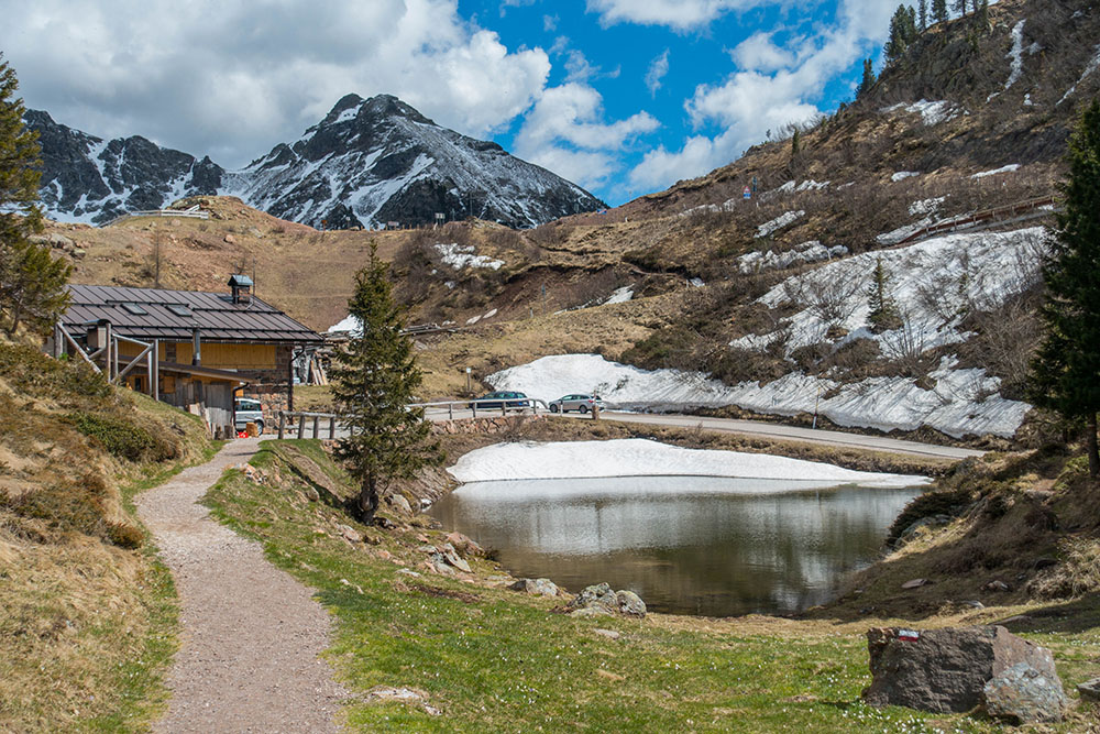 Kleiner See vor der Passh&ouml;he