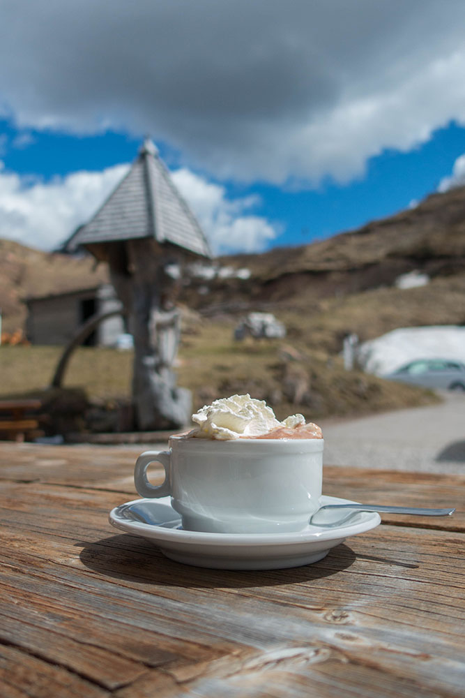 Hm, hei&szlig;e Schokolade mit Sahne