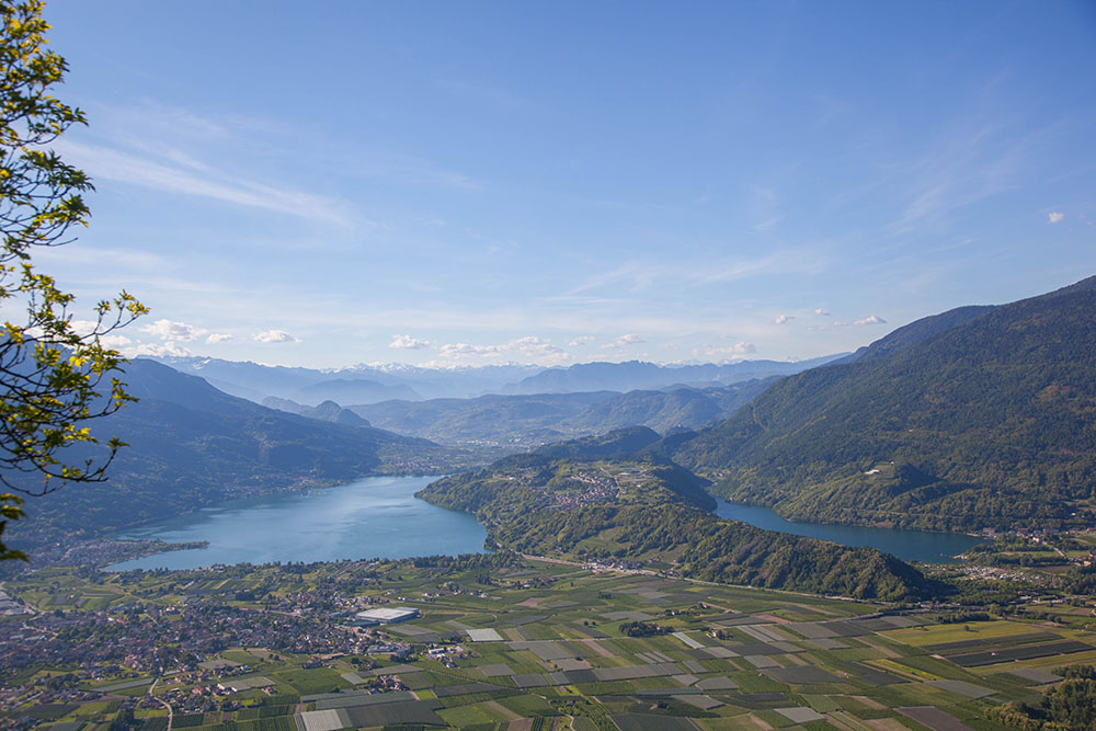 Blick vom Kaiserjägersträßchen auf den Lago di Caldonazzo