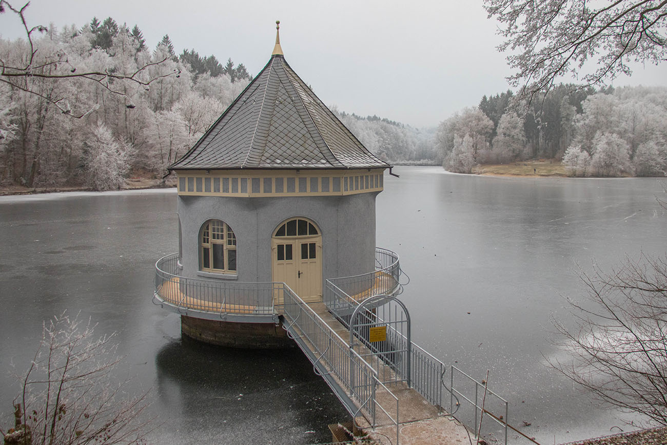 Restauriertes Pumpenhaus 