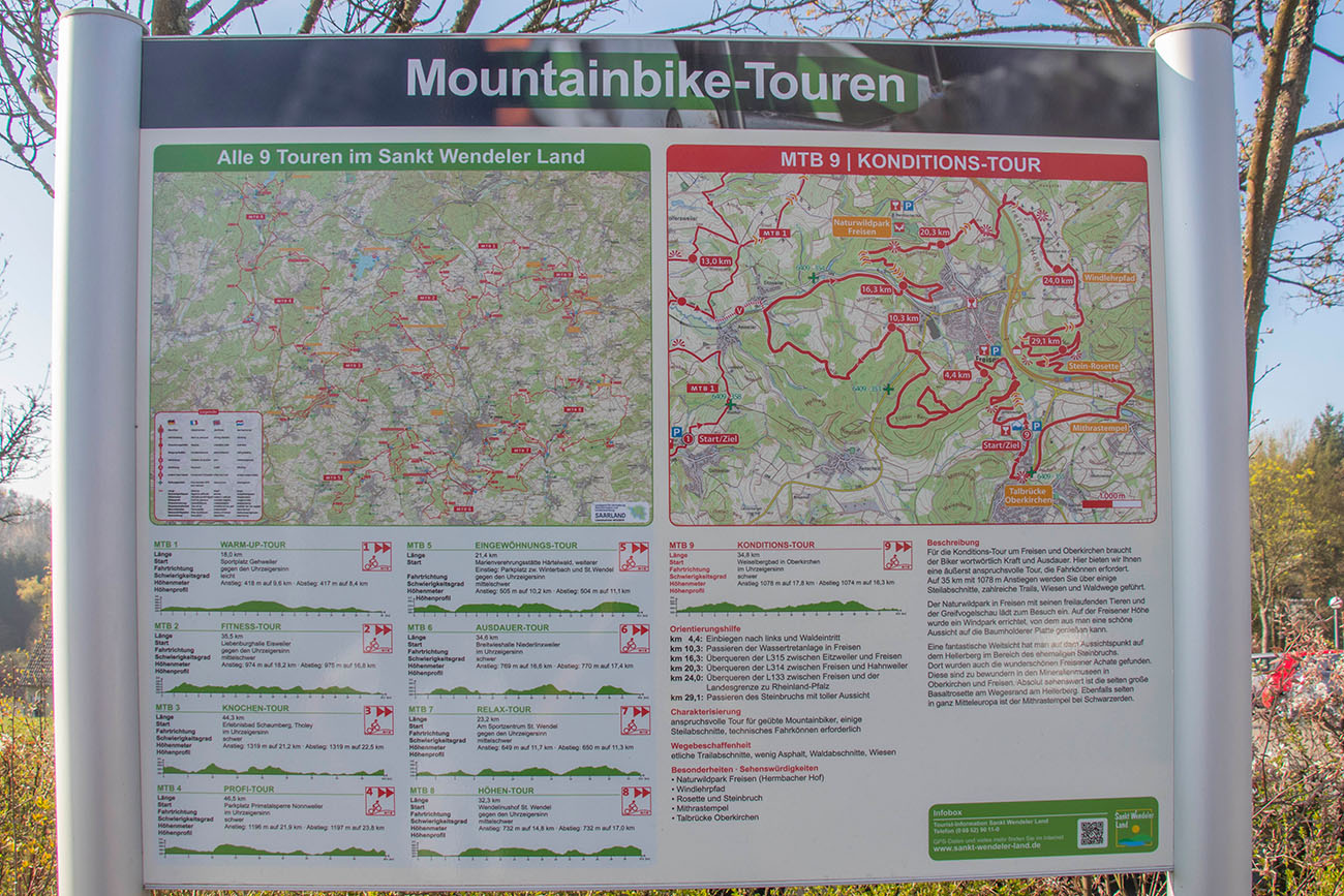 Hat nichts mit der Wanderung zu tun, muss ich mir aber für's Mountainbiken merken ;-) 