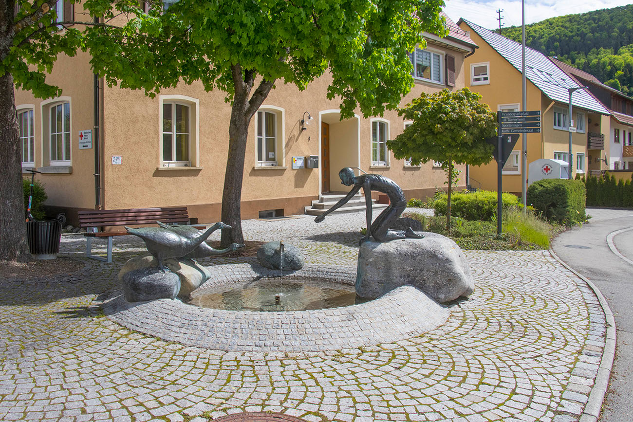 Start der Wanderung in Rietheim-Weilheim 