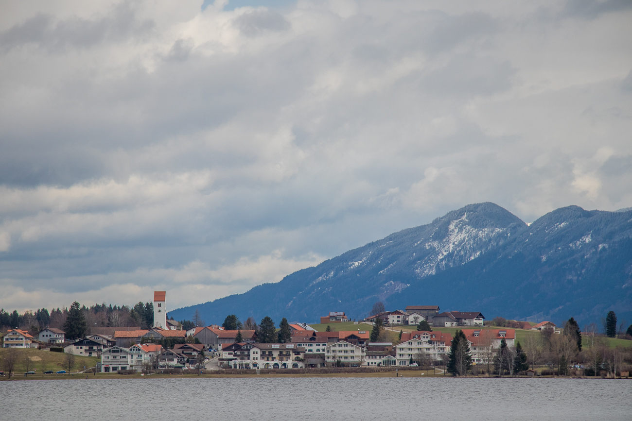 Der Ort Hopfen am See 