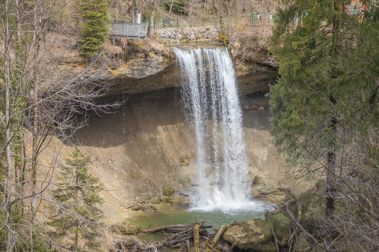 Bei den Scheidegger Wasserfällen 