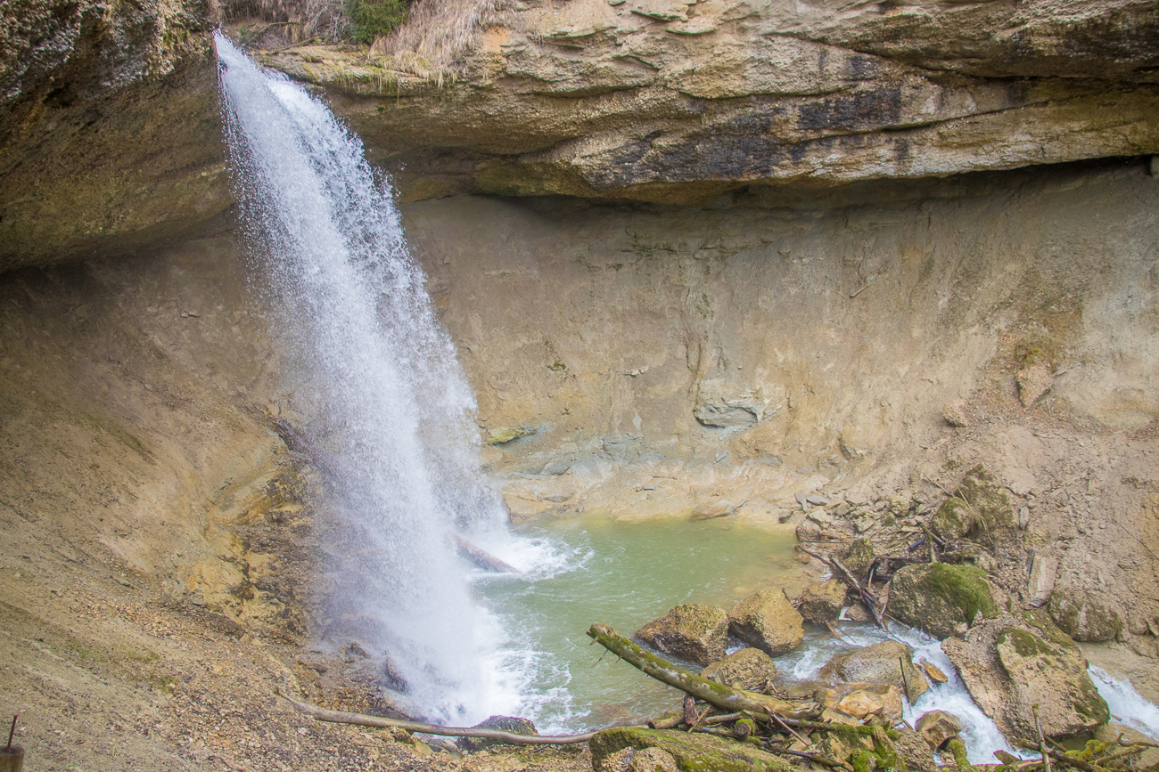 Bei den Scheidegger Wasserfällen 