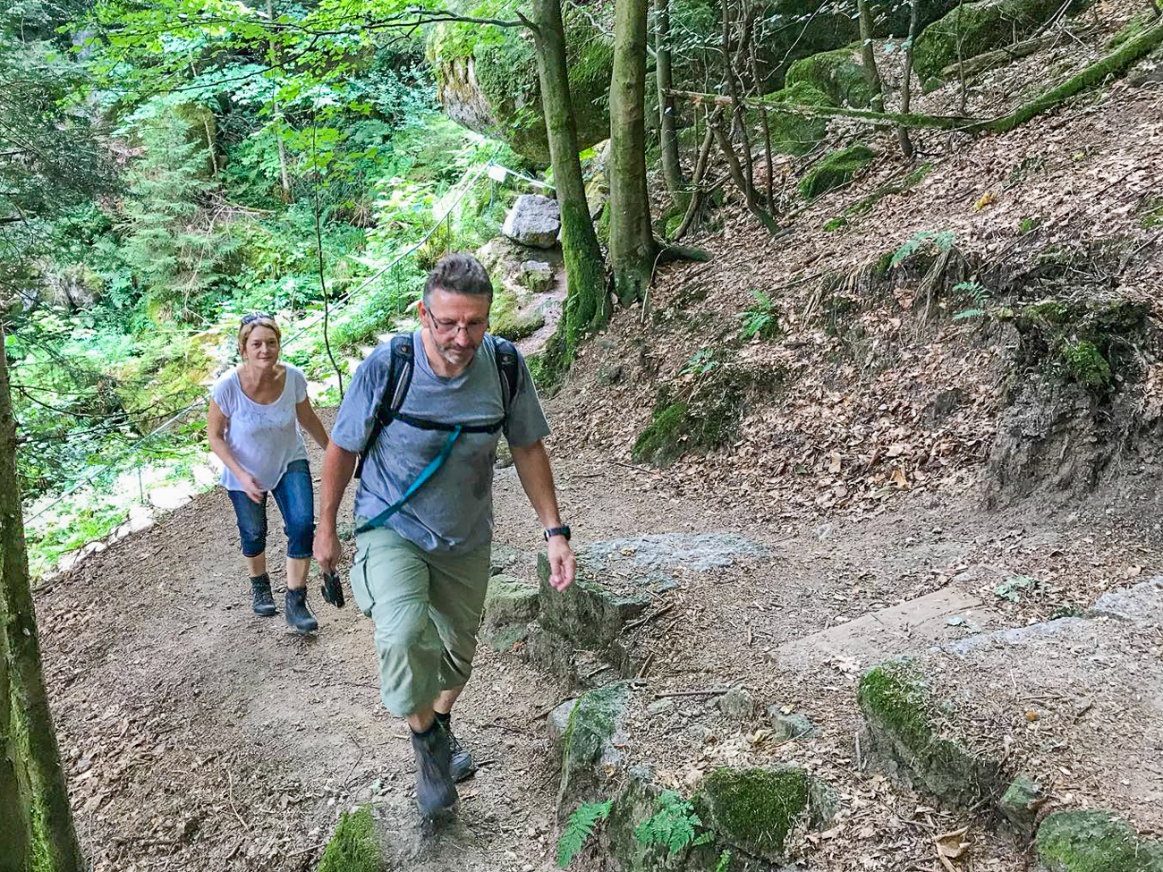 Schwei&szlig;treibender Aufstieg
(Foto: Reini) 
