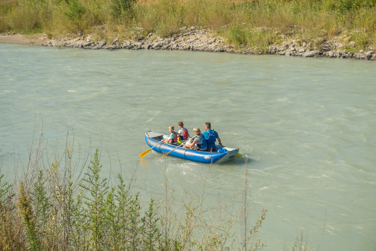 Rafting auf der Passer