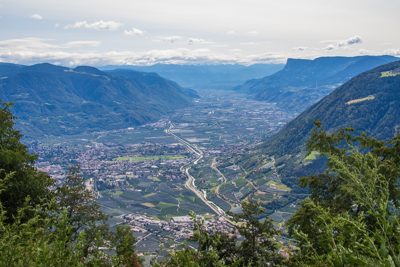 Blick bis nach Bozen, na ja, fast ;-)