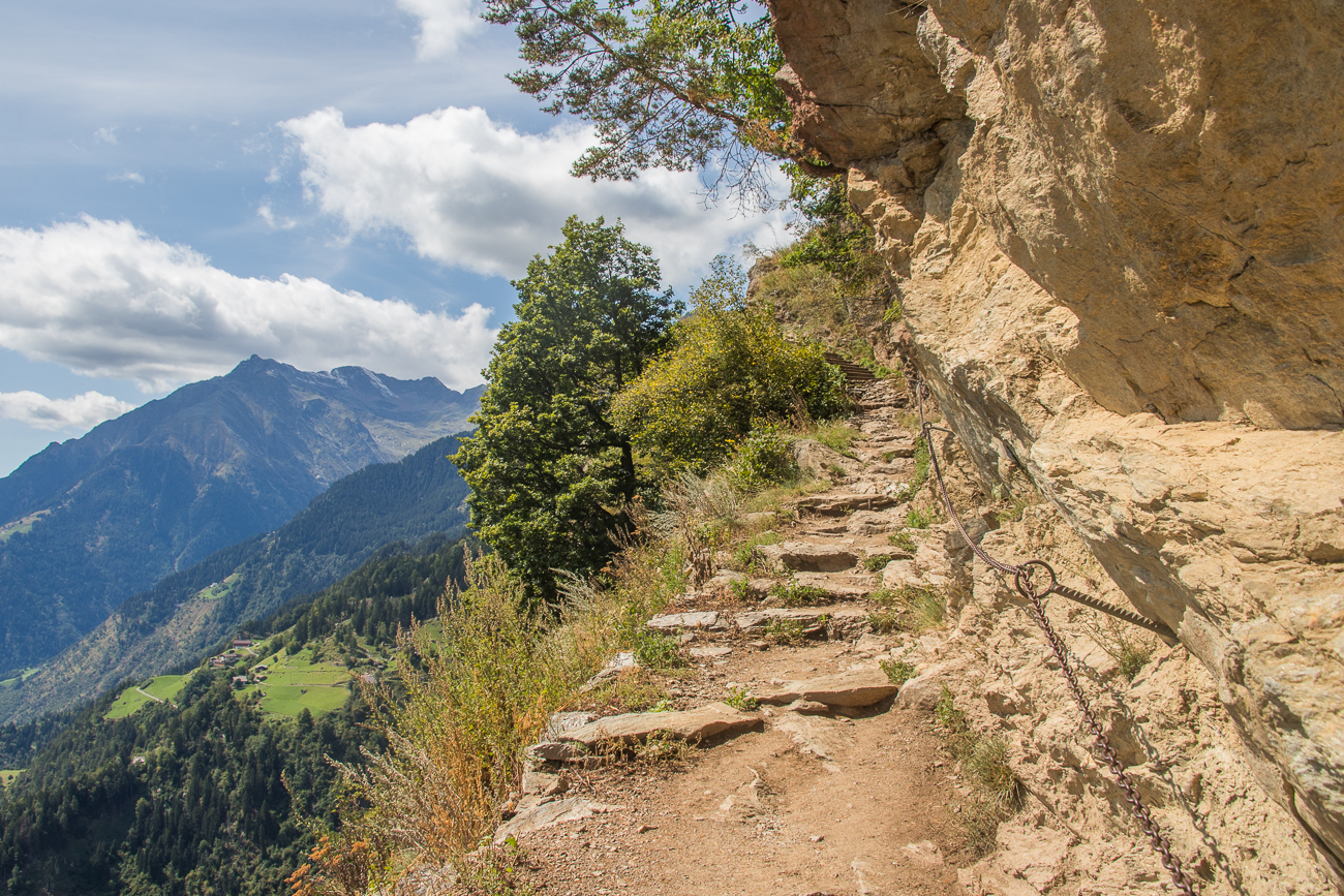 Und wieder Treppauf ...