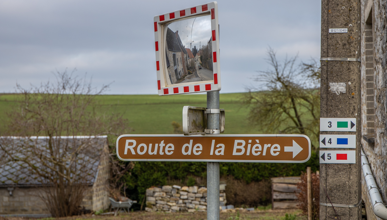... bevor wir auf die "Route de la Bière" abbiegen ;-)