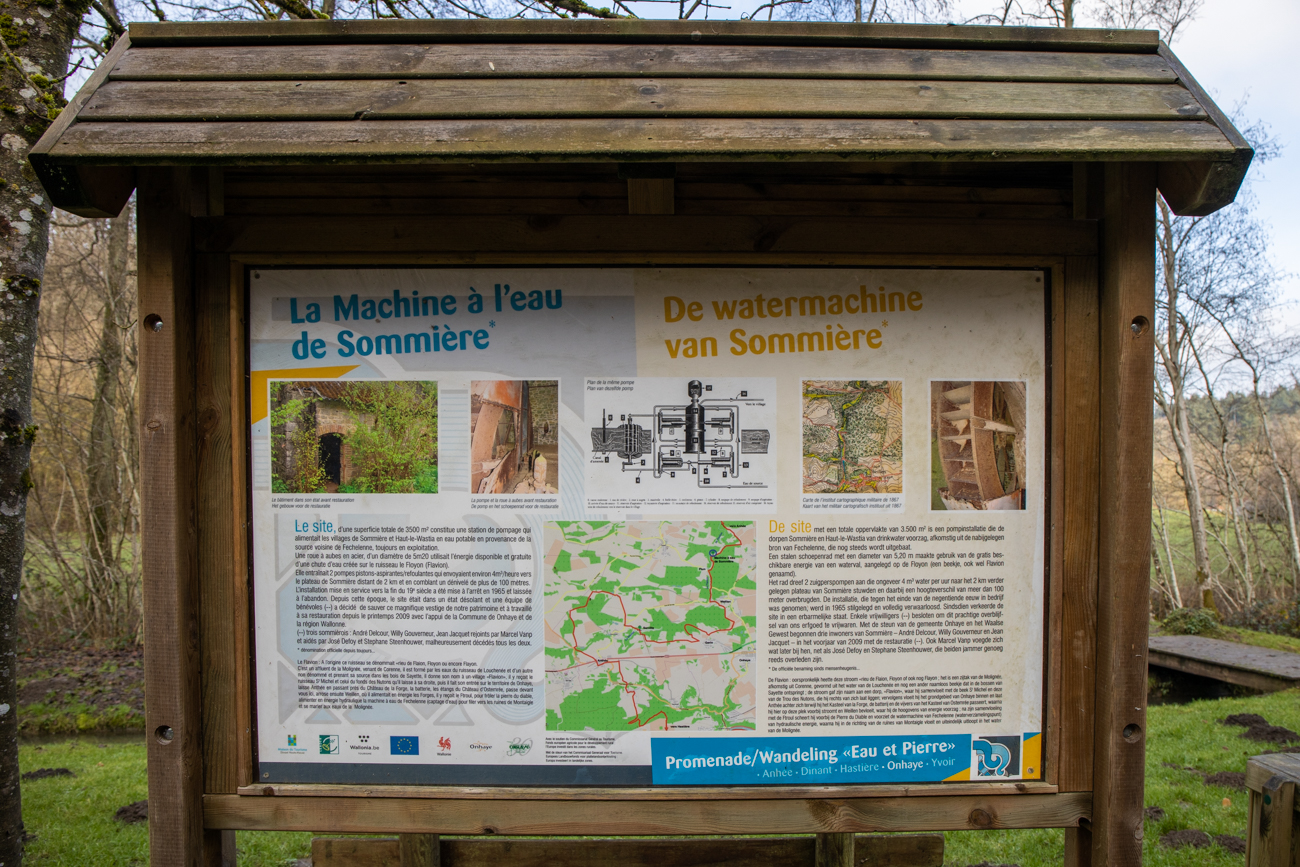 Wassermühle am Flüsschen Flavion
