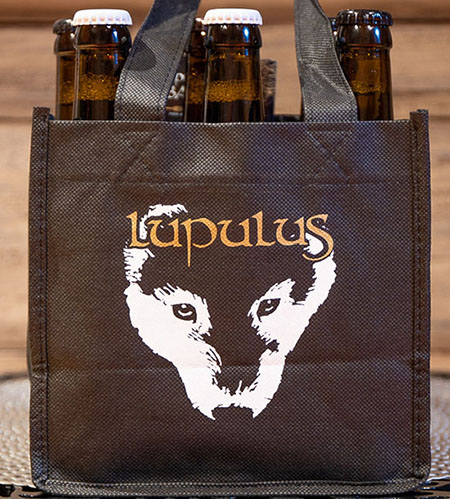 Eine Auswahl an Lupulus Bieren ...
