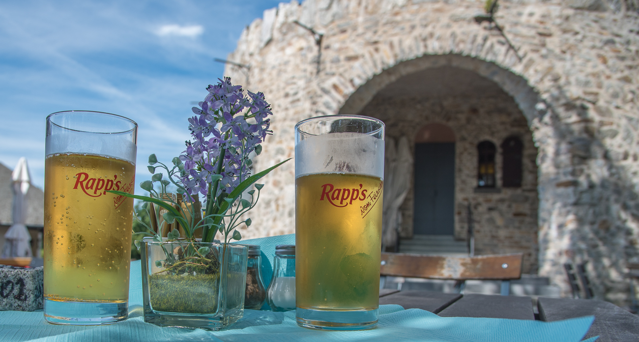 Erfrischung am Herzbergturm
