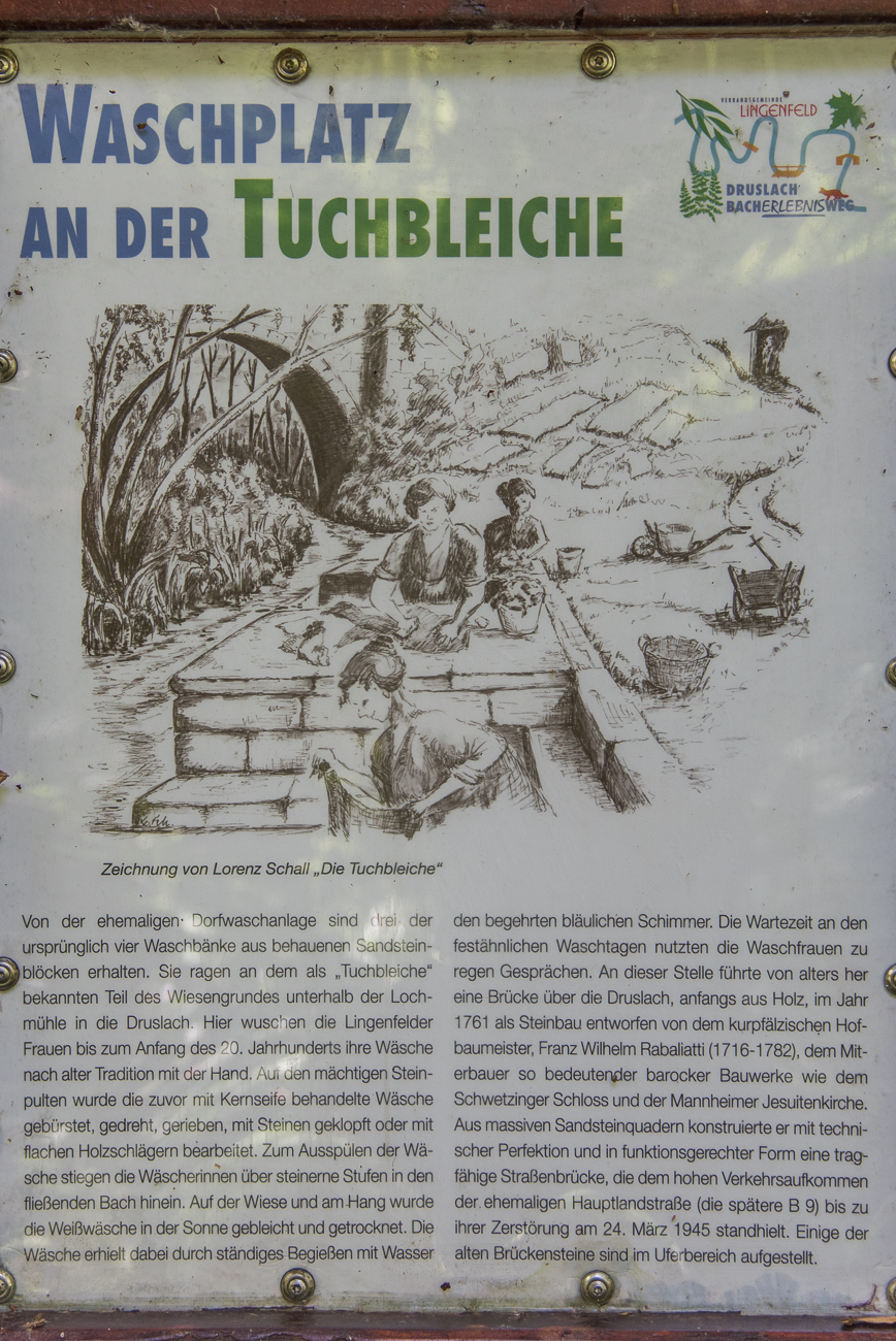 Infos zum Waschplatz und der Tuchbleiche 
