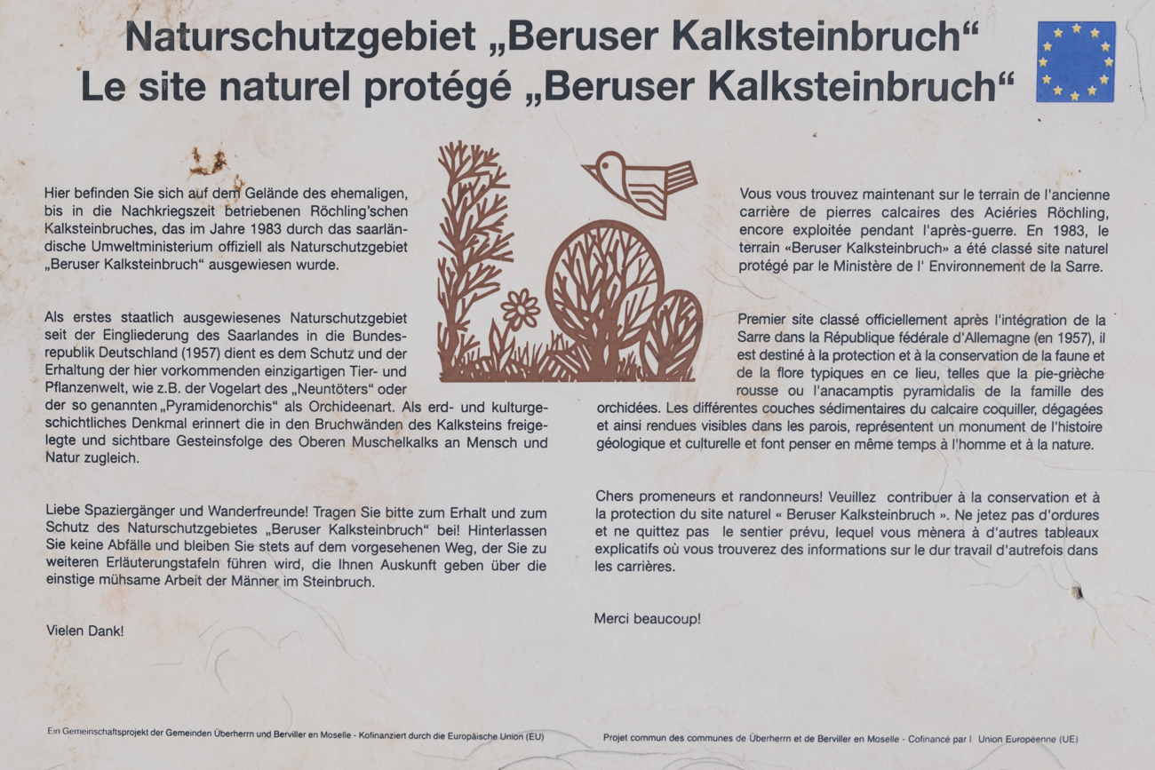 Infos zum Kalksteinbruch