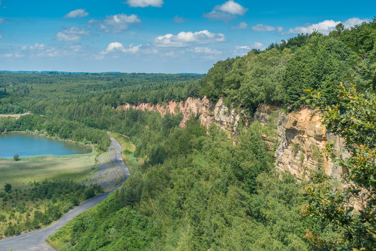 Der Steinbruch geh&ouml;rt zu den Schachtanlagen von Cuvelette-S&uuml;d