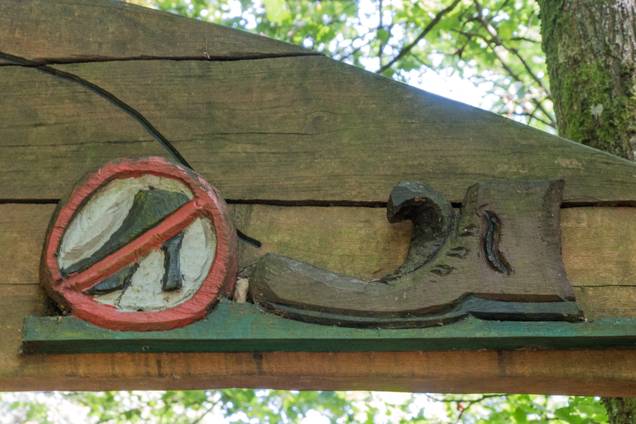 ... mit Hinweis auf geeignetes Schuhwerk ;-)