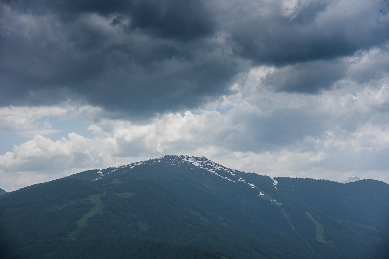 Wolken über dem Kronplatz