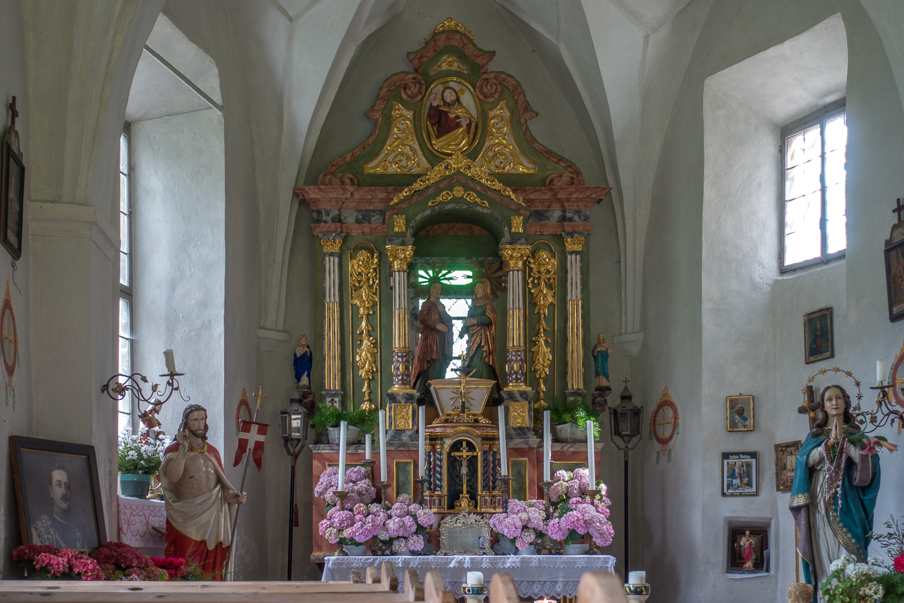 Der Altar in der Kapelle