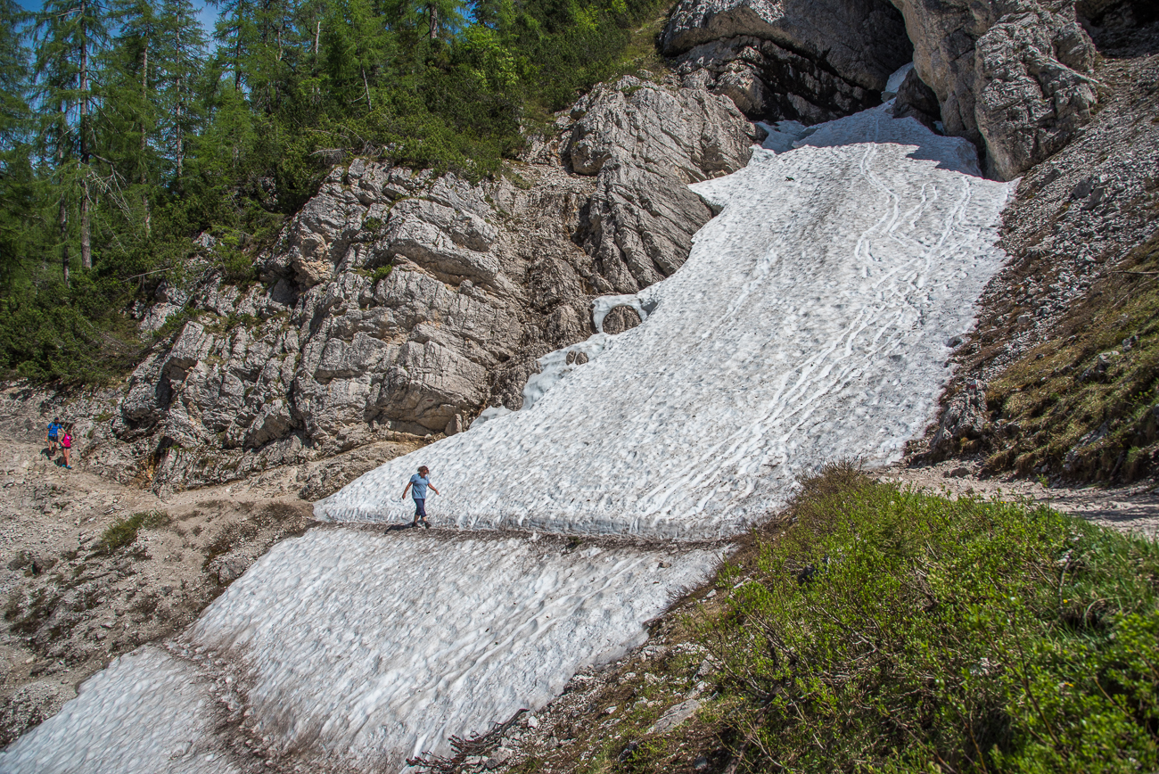 Das letzte Schneefeld