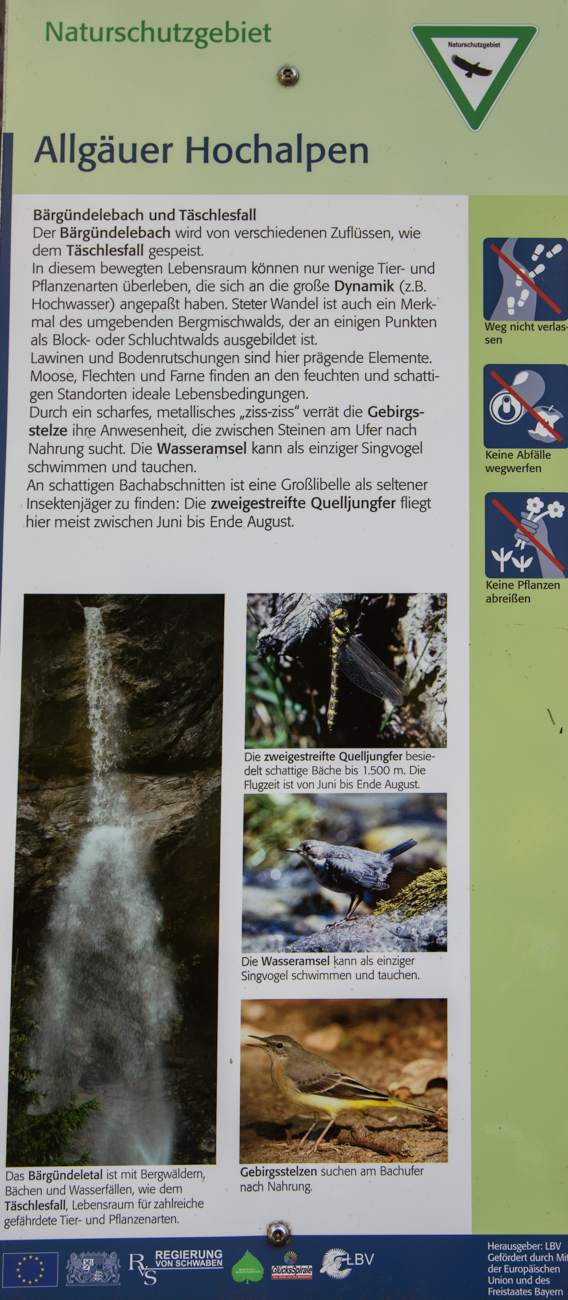 Infos zu den Wasserl&auml;ufen der Gegend