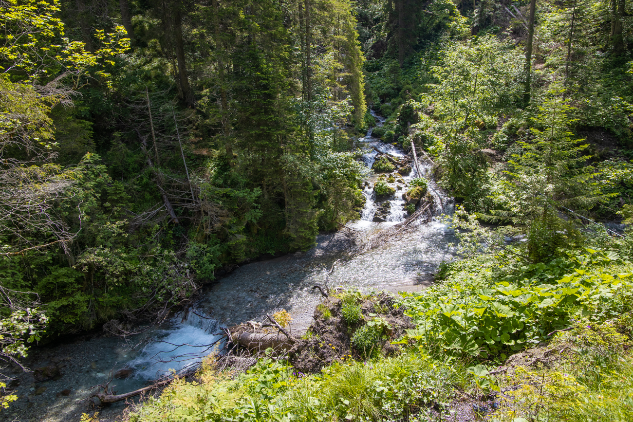 Der Bach ergie&szlig;t sich ...