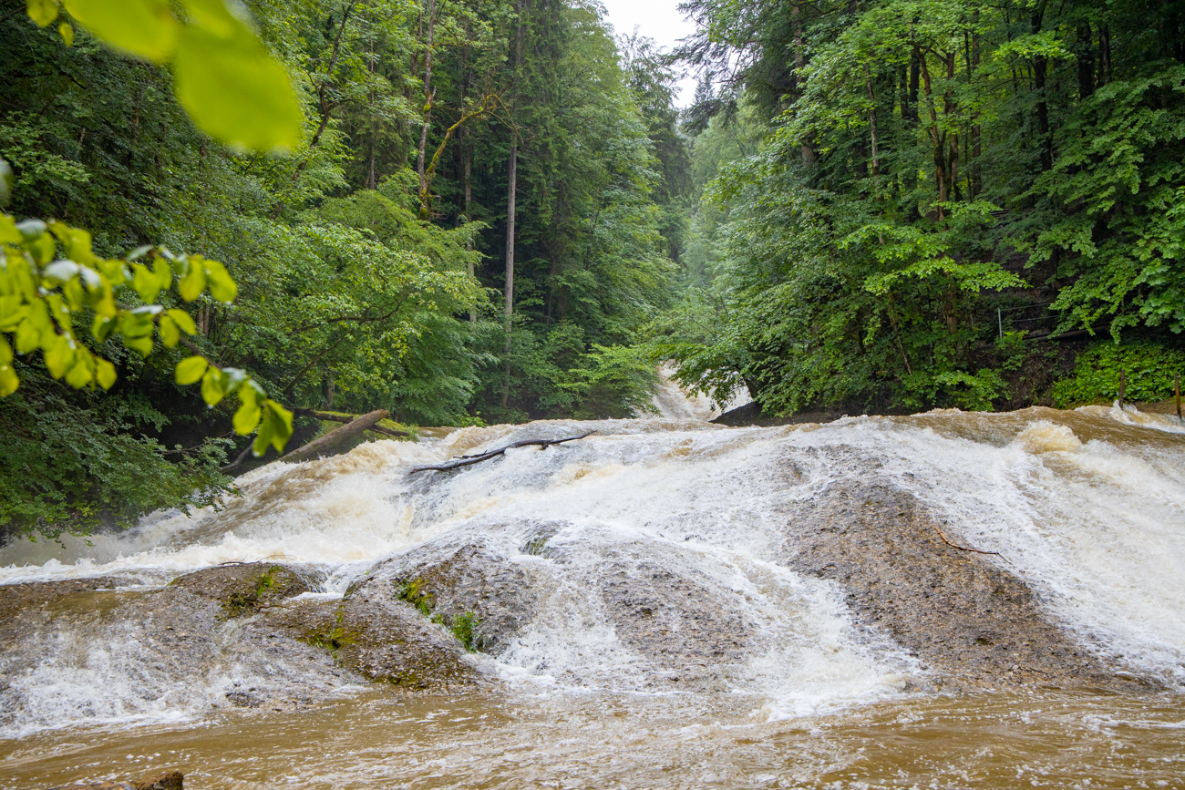 Bei den ersten Wasserf&auml;llen