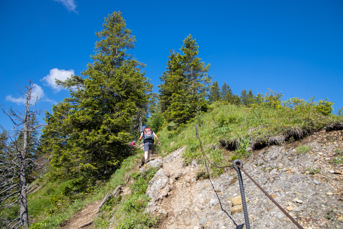 Ab und zu muss man etwas kraxeln