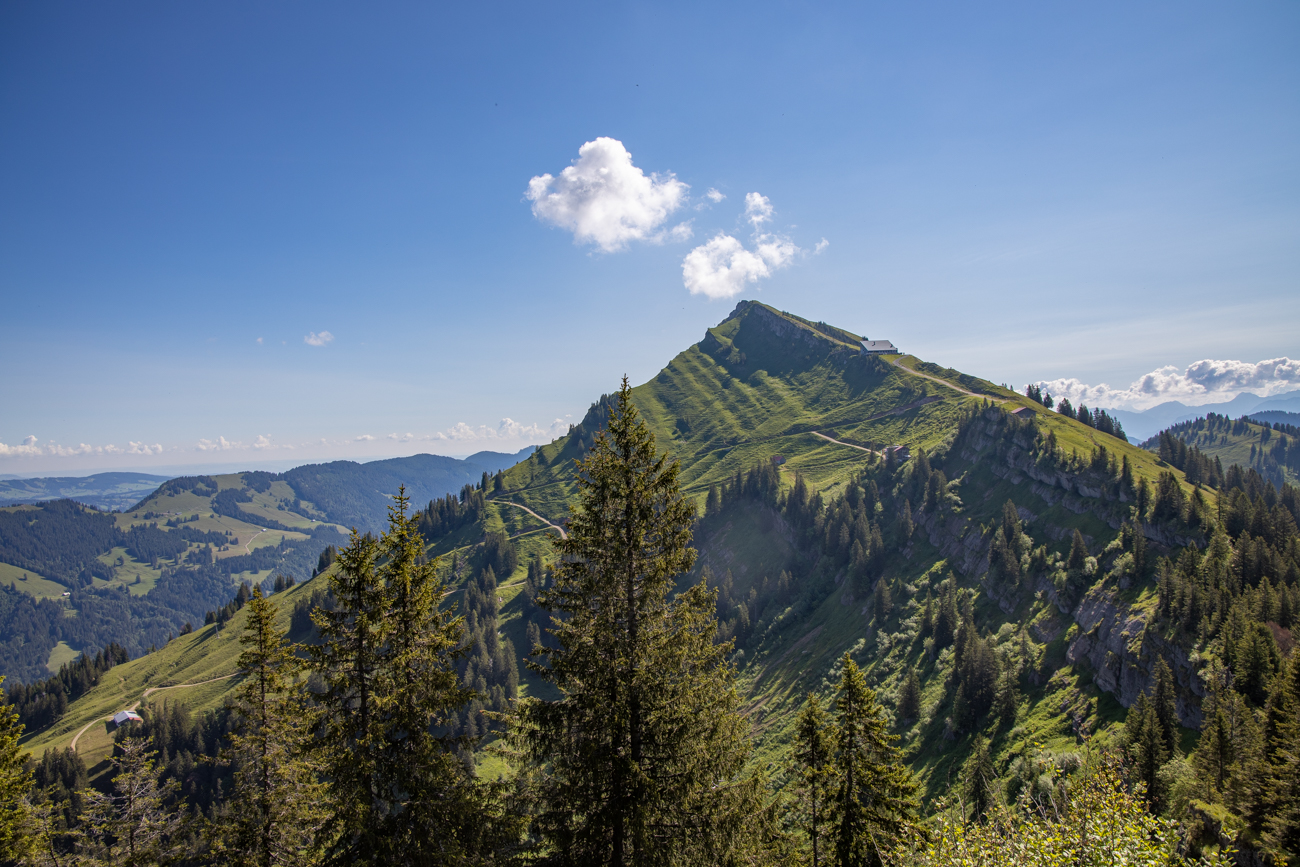 Blick zur Bergstation