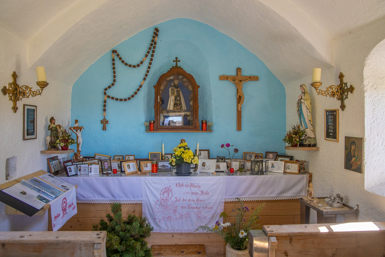 Im Inneren der Kapelle