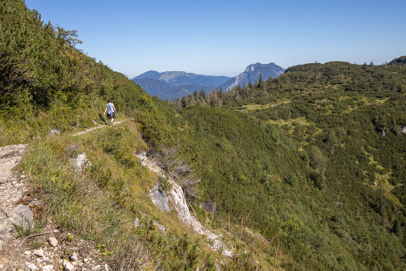 Weiter am Rand entlang