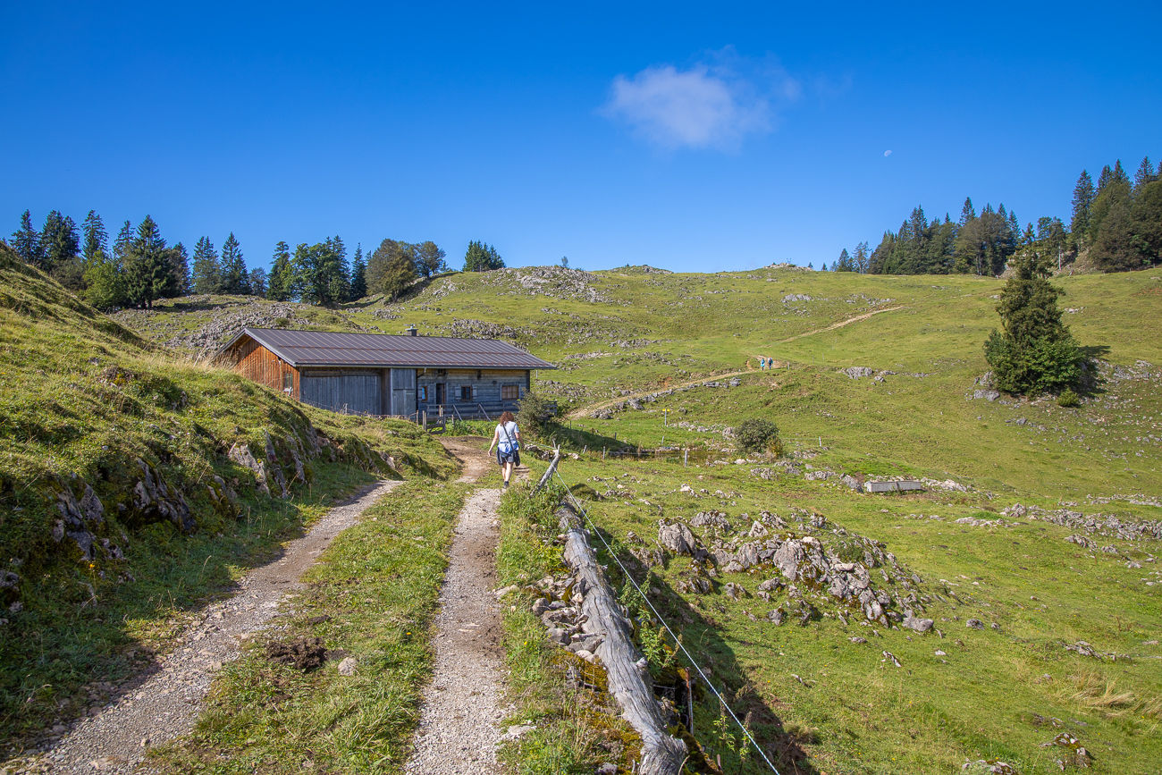 Endlich erreichen wir die Hutzenalm