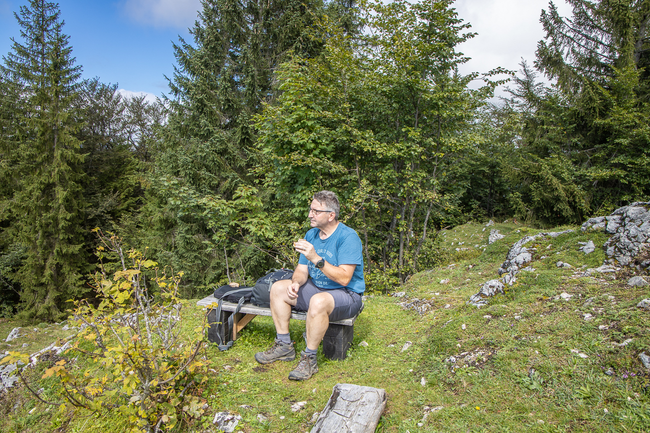 ... mit Brotzeit ...