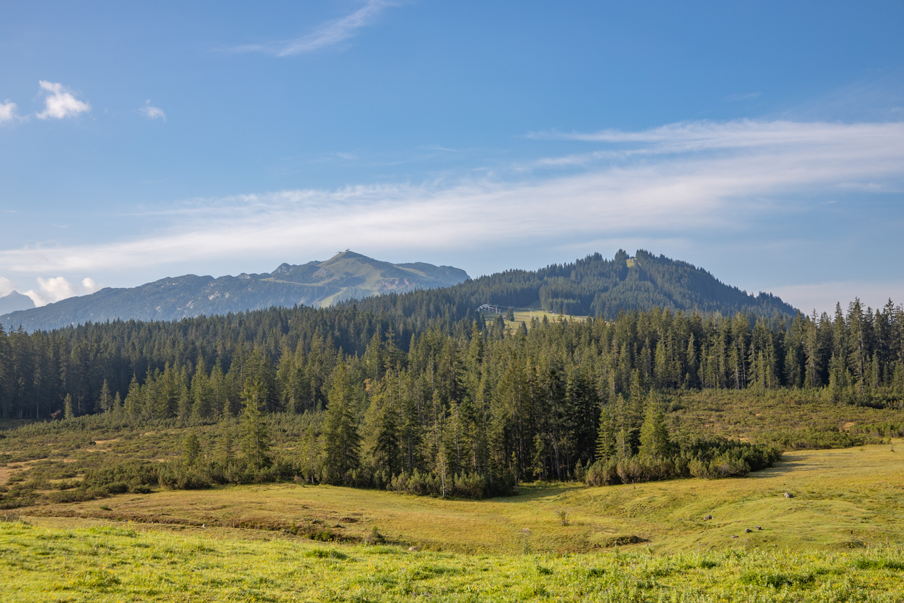 Landschaft nahe der Winkelmoosalm
