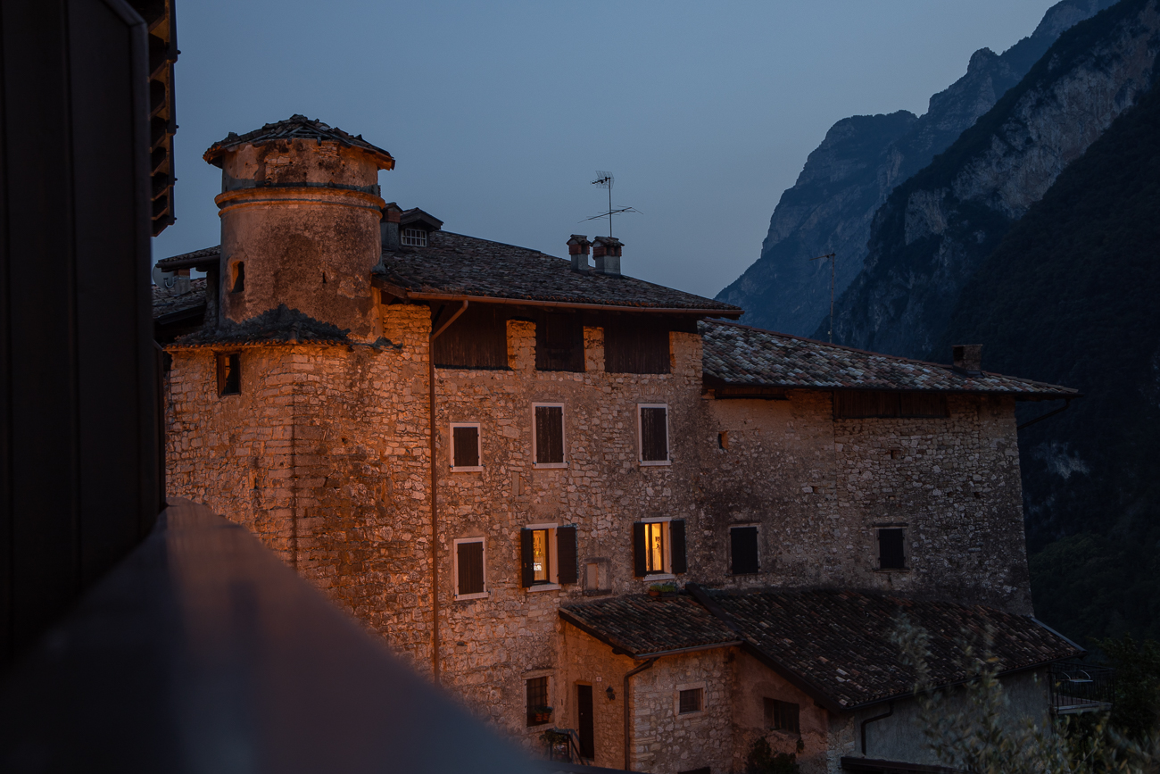 Das Castello im Abendlicht