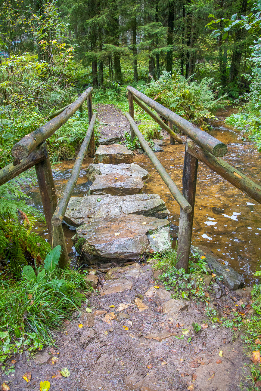 Rutschige "Brücke"