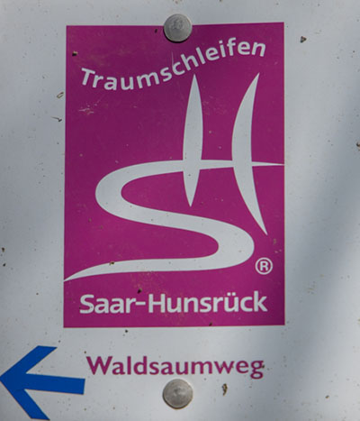 Kennzeichnung des Waldsaumweges