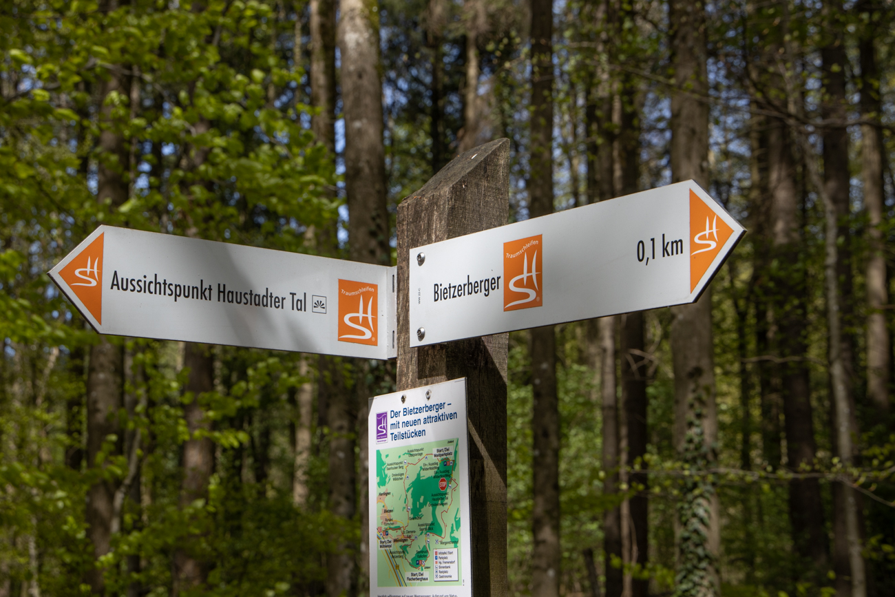 Abstecher zum Aussichtspunkt Haustadter Tal