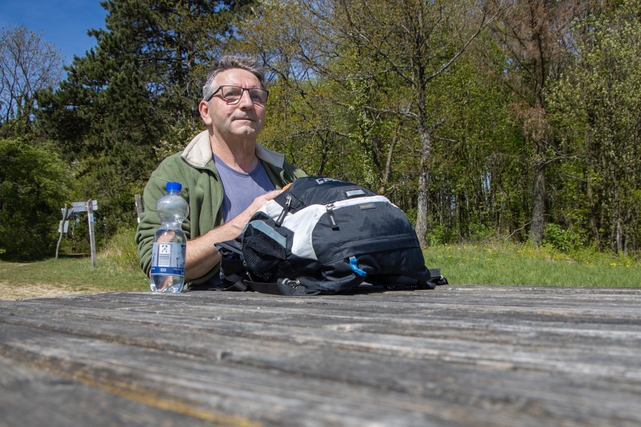 Rast auf einer Anh&ouml;he
